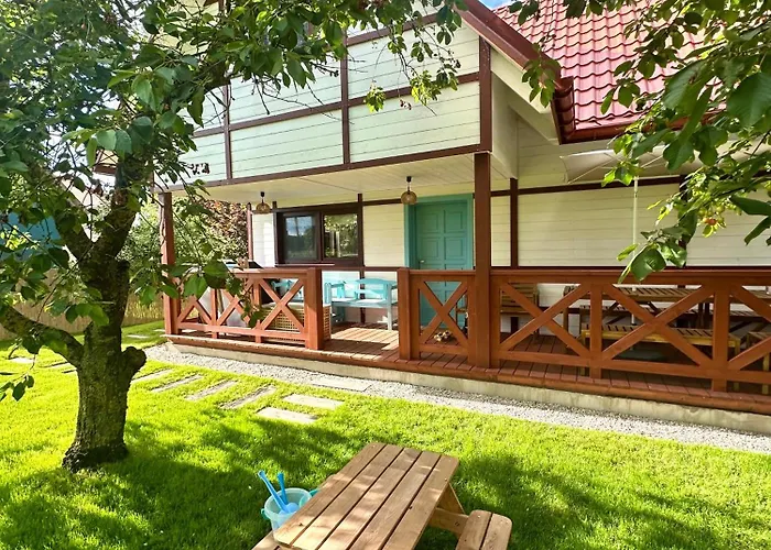 Jak Tu Ladnie - Rodzinne Domki Nad Jeziorem Z Atrakcjami I Domowa Kuchnia I Mazury Horská chata